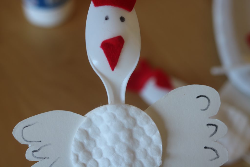 pâques bricolage enfant diy thereseandthekids poule