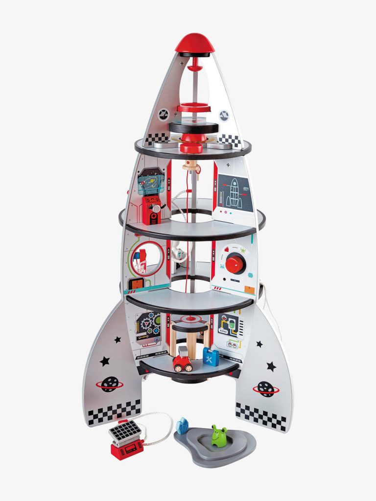 grande-fusee-spatiale-hape idée cadeau blog thereeandthekids